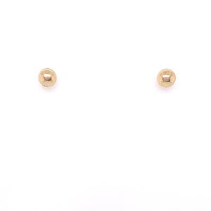 9ct Gold 4mm Ball  Stud Earrings