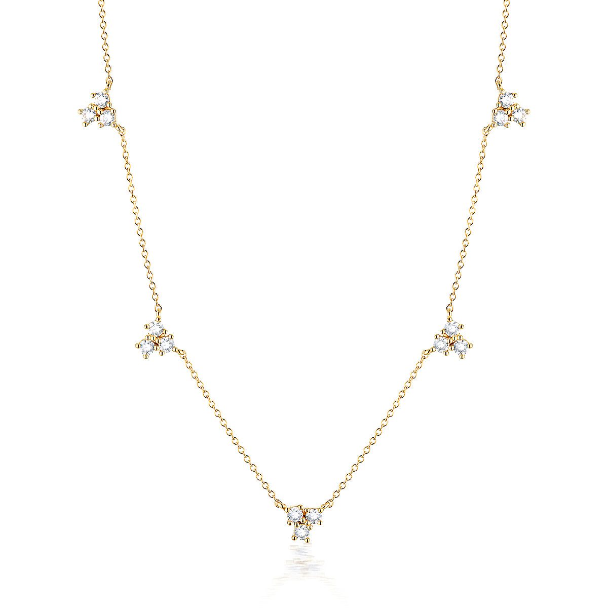 Georgini The Layered Edit Trois Necklace Gold