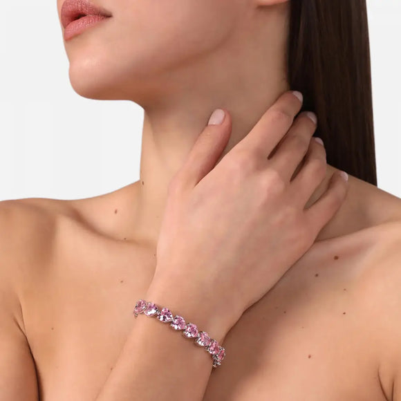 Chiara Ferragni Classic Pink Diamond Stones Bracelet J19AVG02