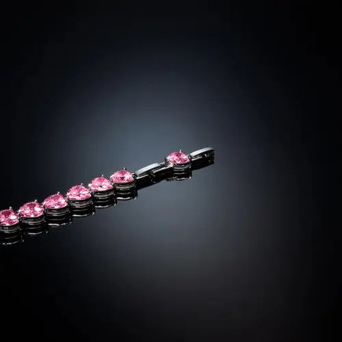 Chiara Ferragni Classic Pink Diamond Stones Bracelet J19AVG02