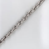 Sterling Silver Italian Marquise Link Bracelet