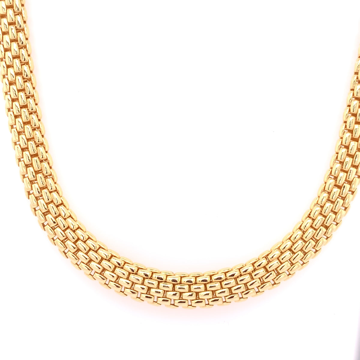 Gold Plated Silver Italian Panther Necklace JES66GN
