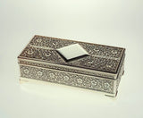 Silver Plated Ornate Trinket Box JTB100