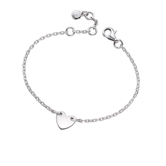 Silver Little Star Anna Heart Bracelet LSB0177