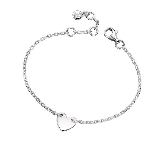 Silver Little Star Anna Heart Bracelet LSB0177