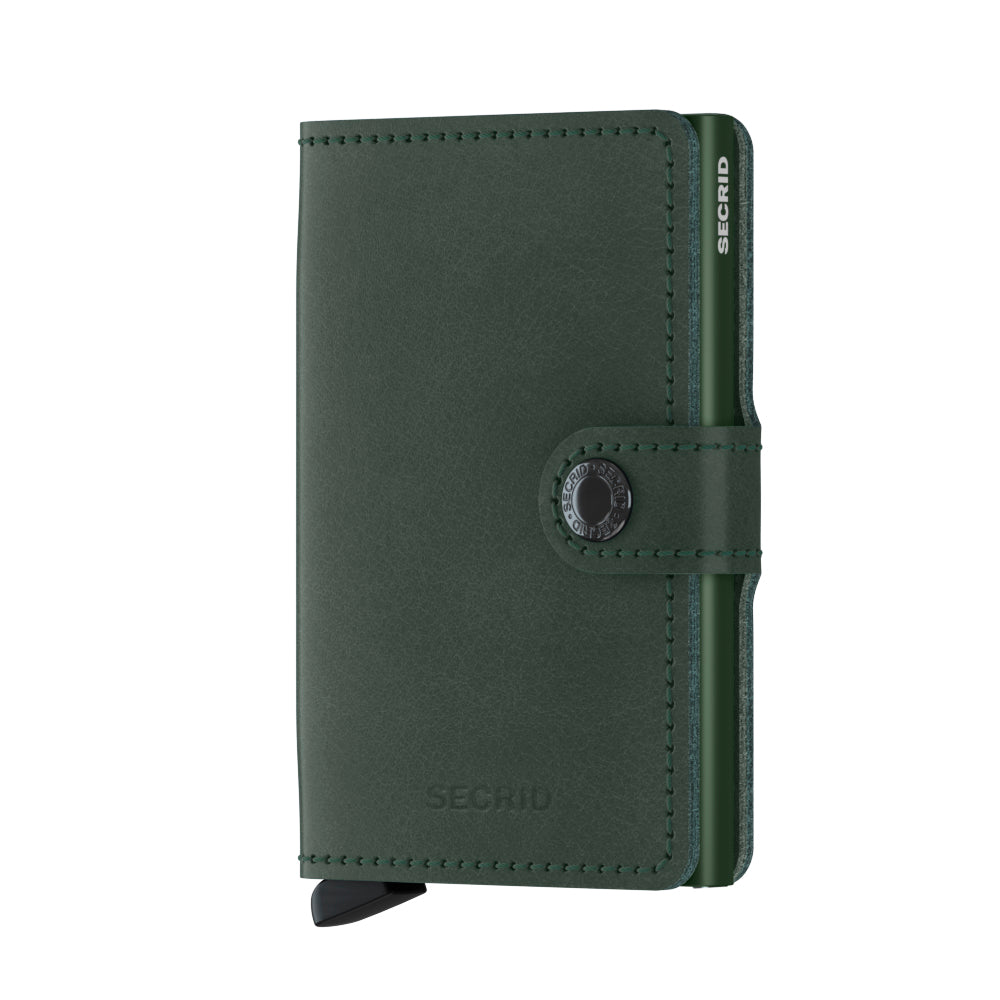 Secrid Miniwallet Original Green Leather