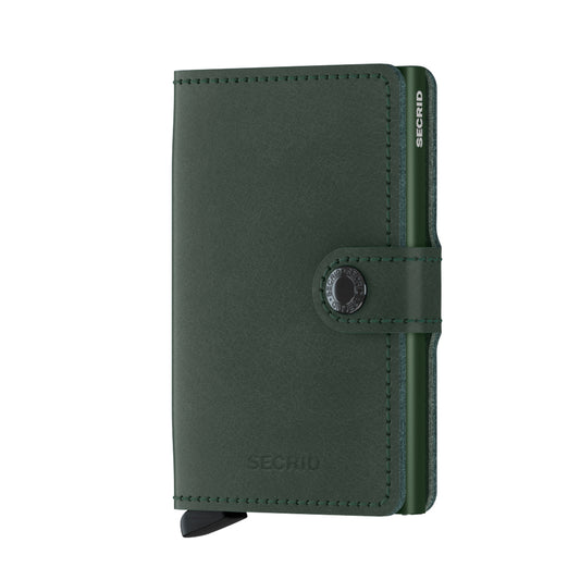Secrid Miniwallet Original Green Leather