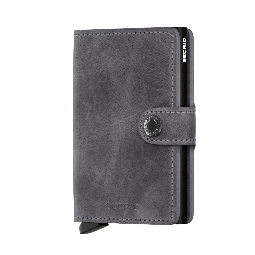 Secrid Miniwallet Vintage Grey Leather