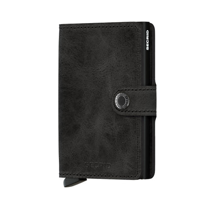 Secrid Miniwallet Vintage Black Leather