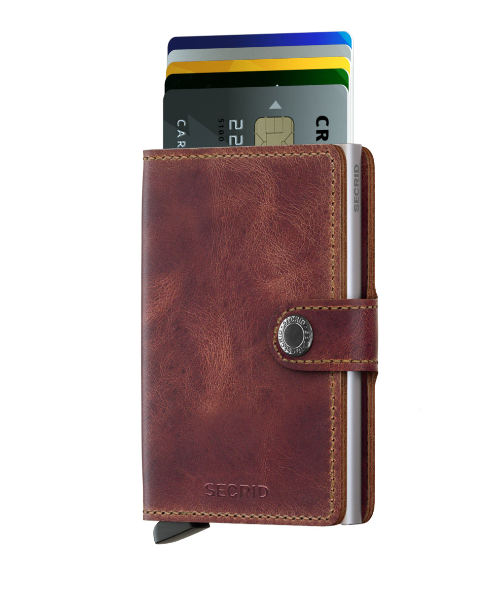 Secrid Miniwallet Vintage Brown Leather