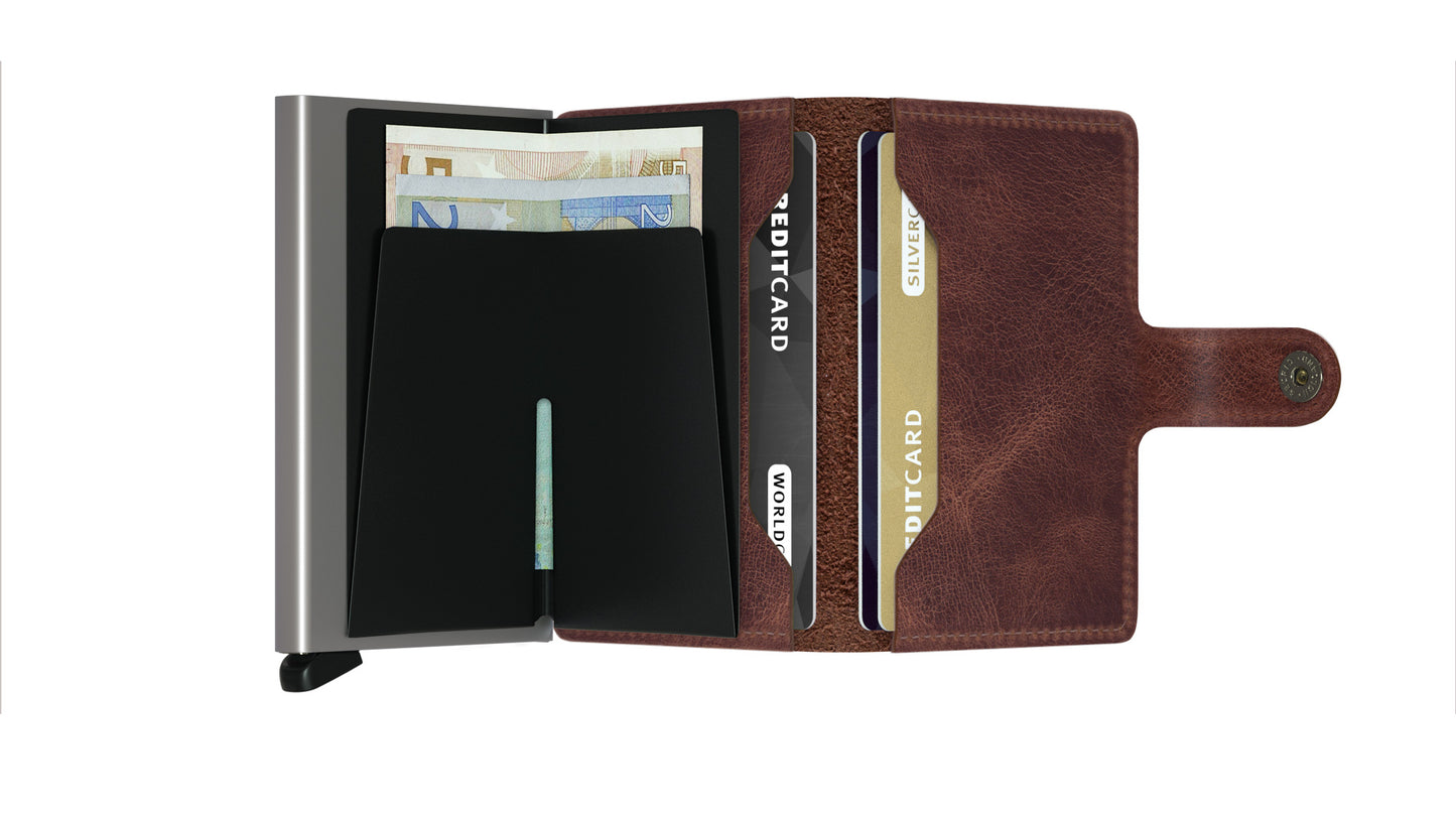 Secrid Miniwallet Vintage Brown Leather