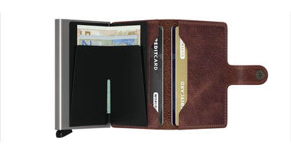 Secrid Miniwallet Vintage Brown Leather