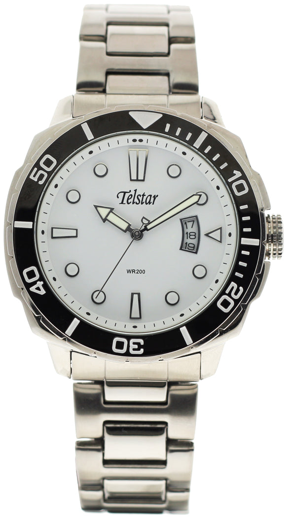 Telstar Men's Steel White Bracelet Watch