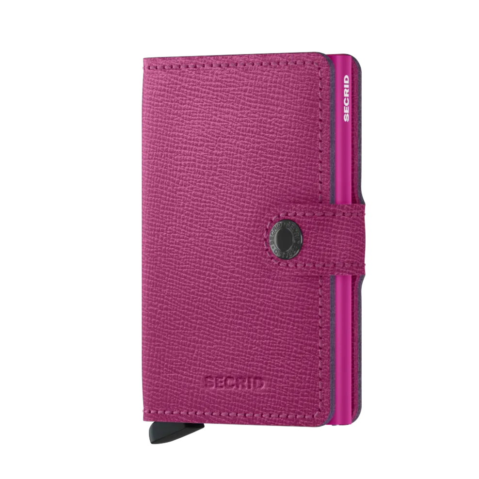 Secrid Miniwallet Crisple Fuchsia Leather