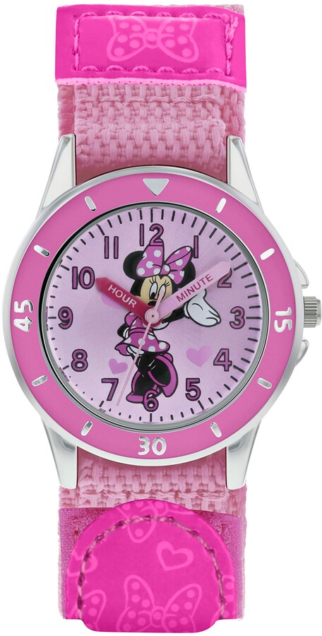 Minnie Mouse Time Teacher Strap Watch MN5106