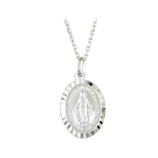 Sterling Silver Miraculous Medal Medium