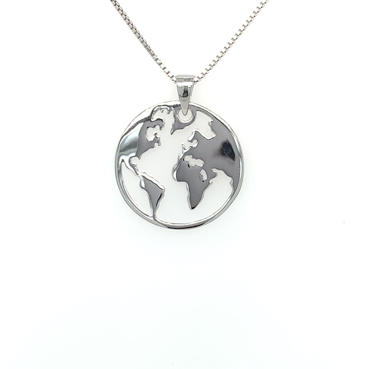 Sterling Silver My World Pendant