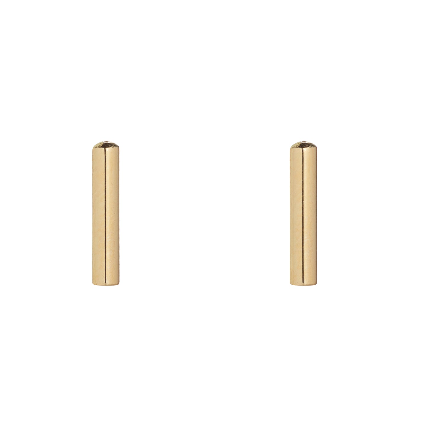 9ct Gold Bar Stud Earrings