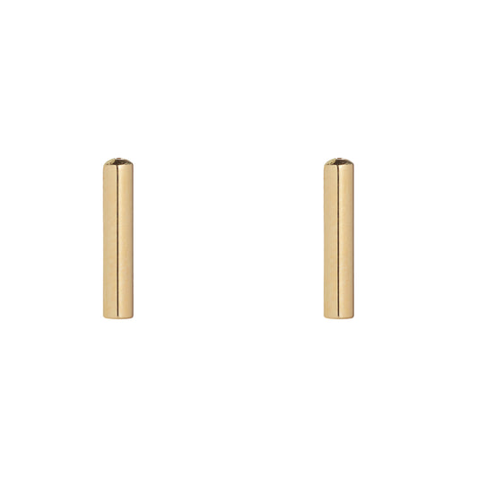 9ct Gold Bar Stud Earrings