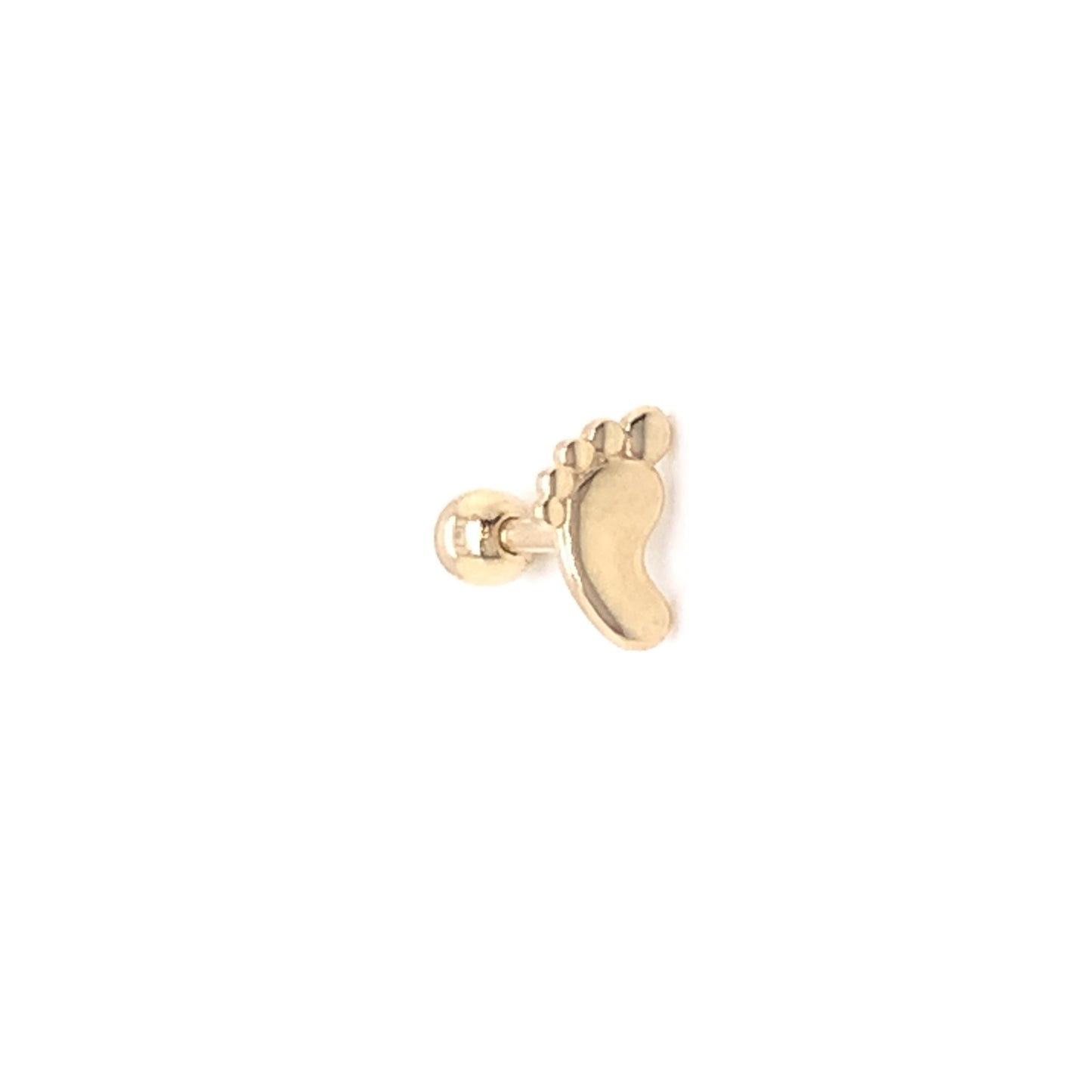 9ct Yellow Gold Baby Foot Piercing NG3427