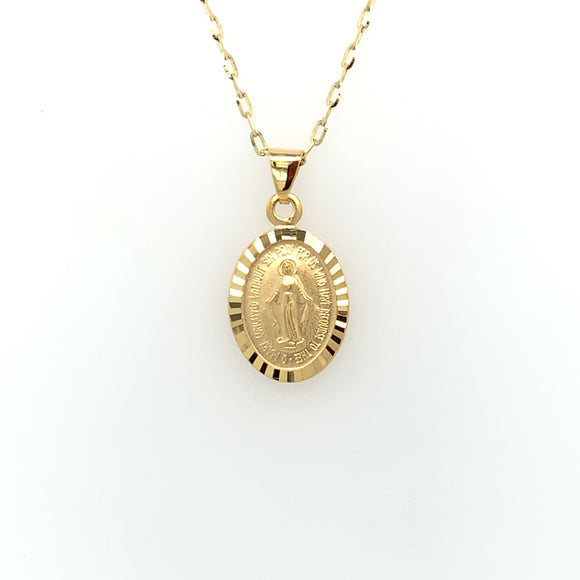 9ct Yellow Gold Miraculous Medal