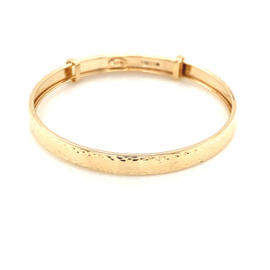 9ct Gold Expanding Baby Bangle