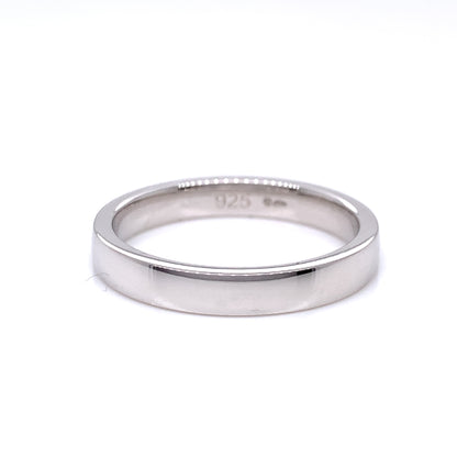 Sterling Silver Ladies 2.8mm Polished Band Ring RSW039