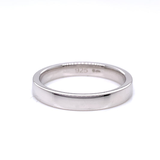 Sterling Silver Ladies 2.8mm Polished Band Ring RSW039