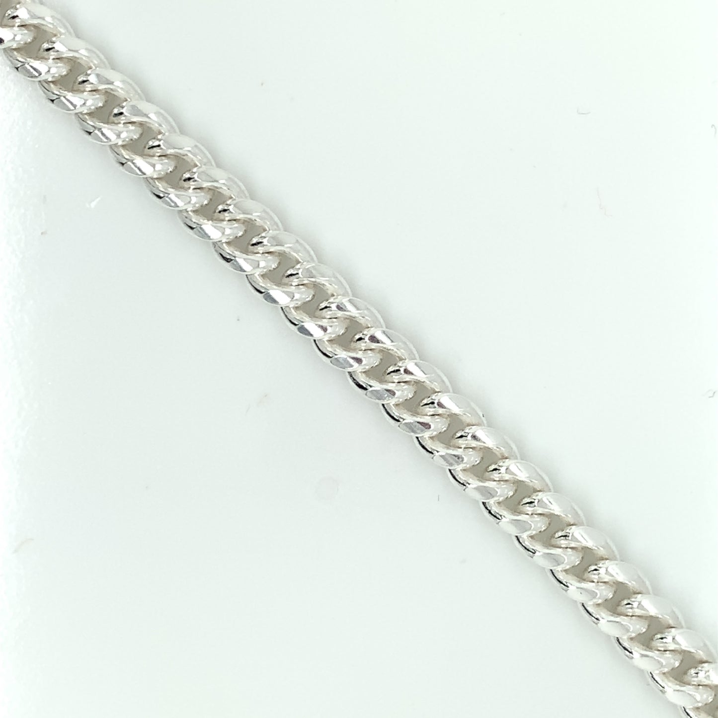 Sterling Silver Men's 6mm Cuban Curb Bracelet 8.5 inch SCU3085