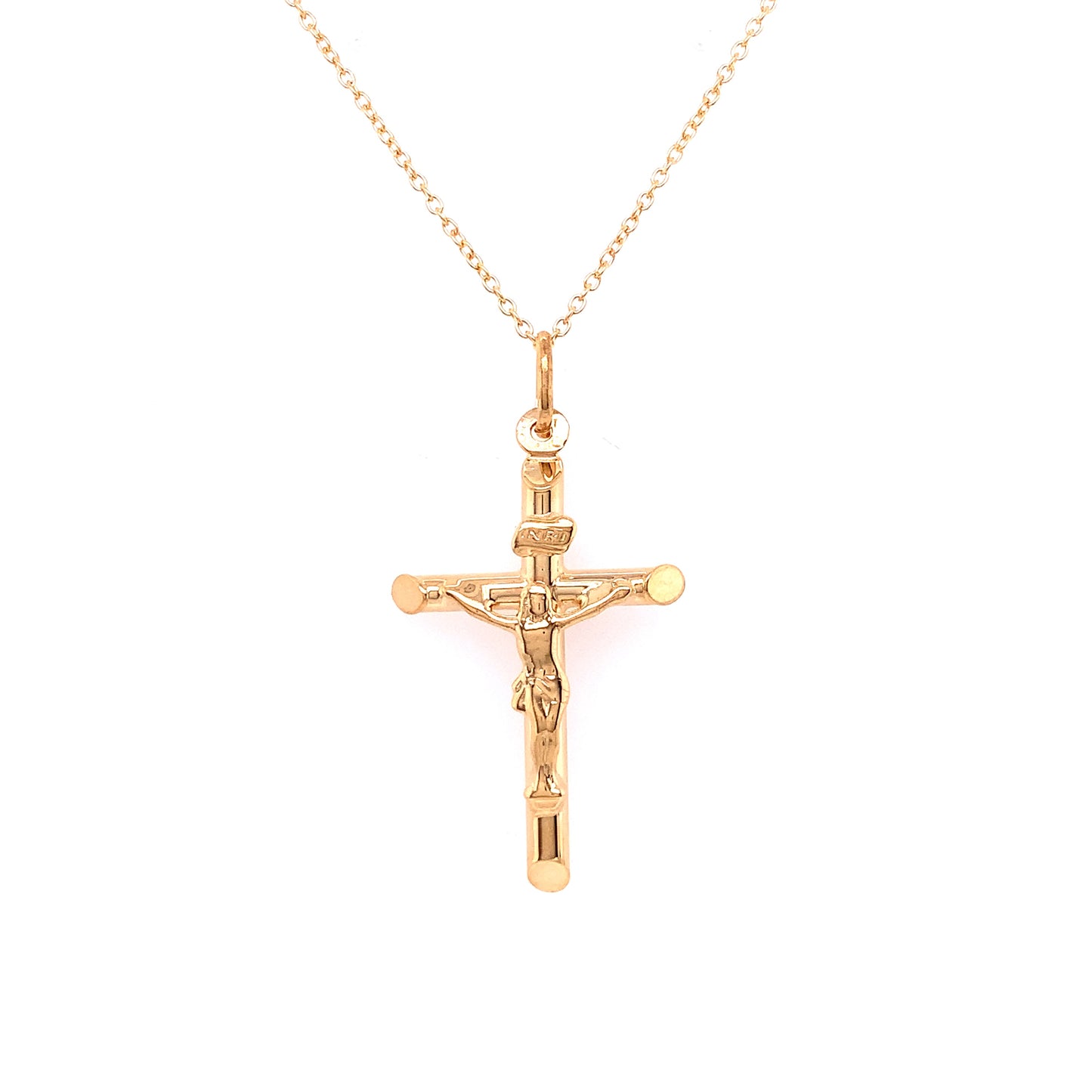 9ct Gold Crucifix & 20 inch Chain