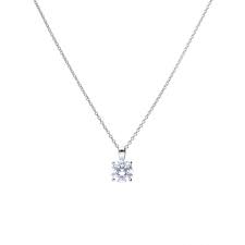 Diamonfire CZ 4-Claw Solitaire Pendant 2.00ct P4920