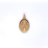 9ct Yellow Gold 20mm Miraculous Medal