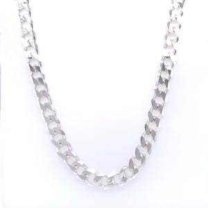 Sterling Silver Men's 22 inch Chunky Curb Chain