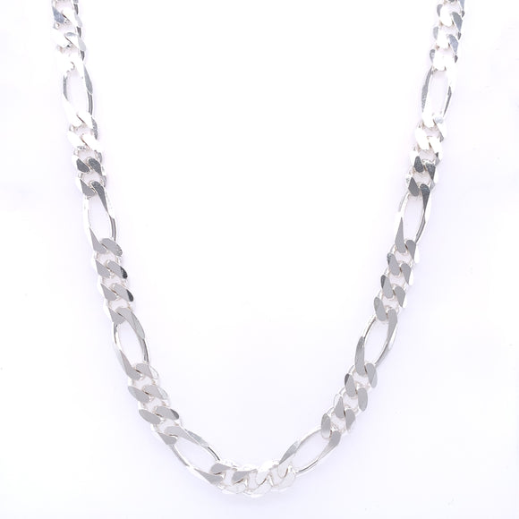 Sterling Silver Unisex 20 inch Chunky Figaro Chain SC311.51