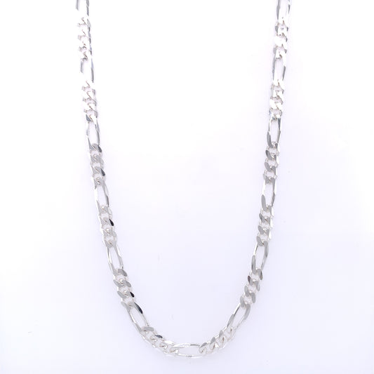 Sterling Silver Medium Figaro Chain SC410