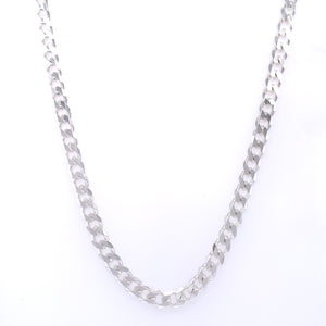 Sterling Silver Men's Chunky Curb Chain SC420