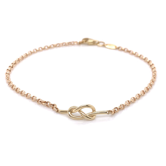 9ct Gold Love Knot Bracelet