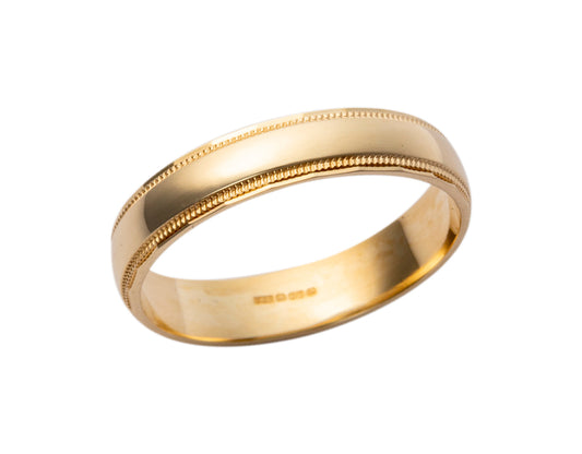 Men's 5mm Wedding Band Pattern 18