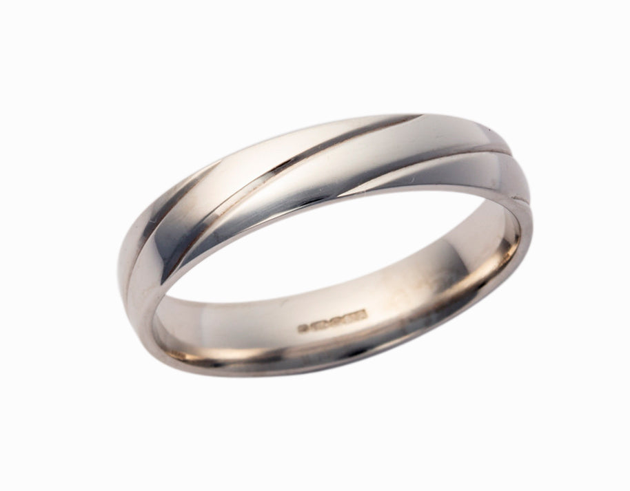 Men's 5mm Wedding Band Pattern 290