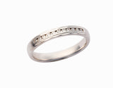 Ladies 3mm Diamond-set Wedding Ring Pattern 320