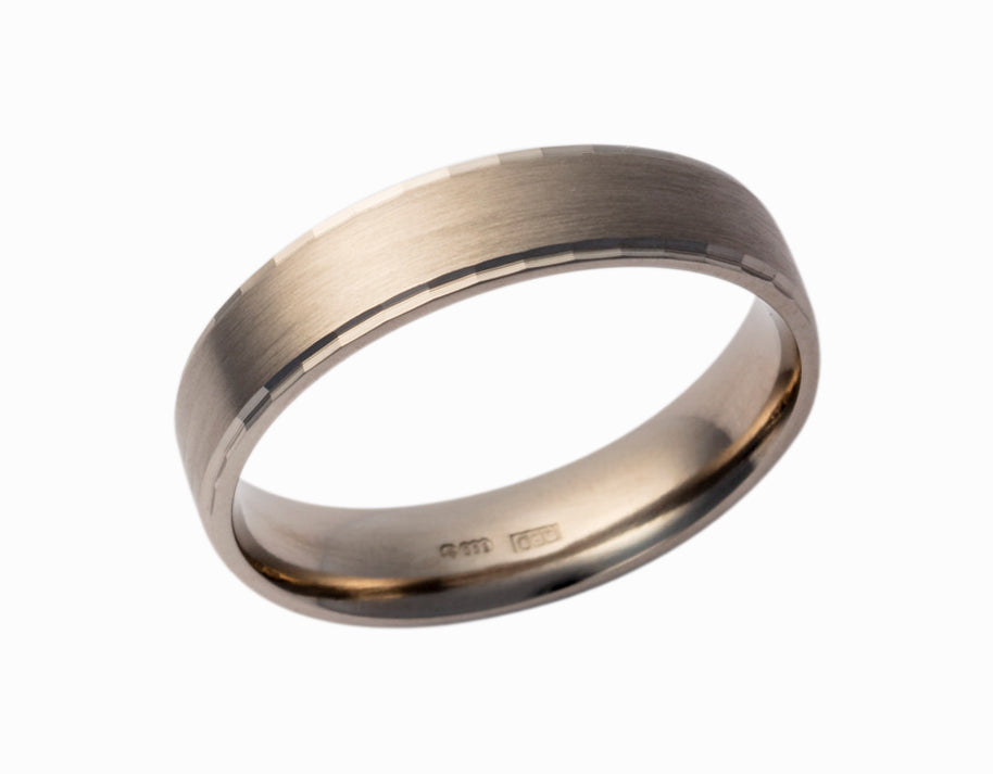 Men's 5mm Wedding Band Pattern 402