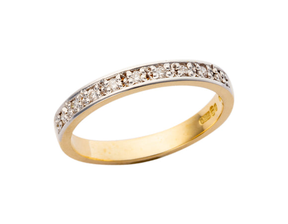 Ladies 2.6mm Diamond-set Wedding Ring Pattern MM004