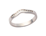 Ladies 2.8mm Diamond-set Wedding Ring Pattern MM007