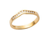Ladies 2.8mm Diamond-set Wedding Ring Pattern MM007