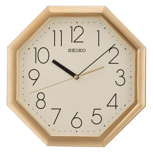 SEIKO QUARTZ GOLD WALL CLOCK