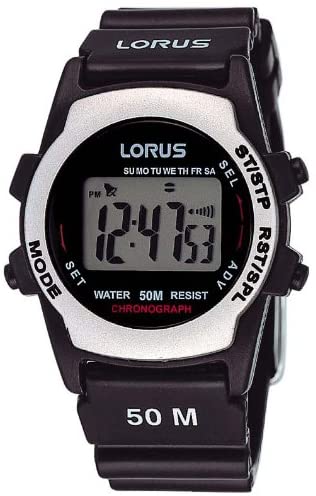 Lorus Black Digital Watch  R2361AX9