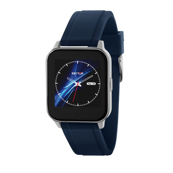 Sector S-05 Smart 39x33mm Blue Silicone Watch R3251550002
