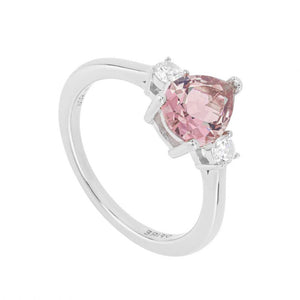 Diamonfire Teardrop Pink Zirconia Ring (R3808)