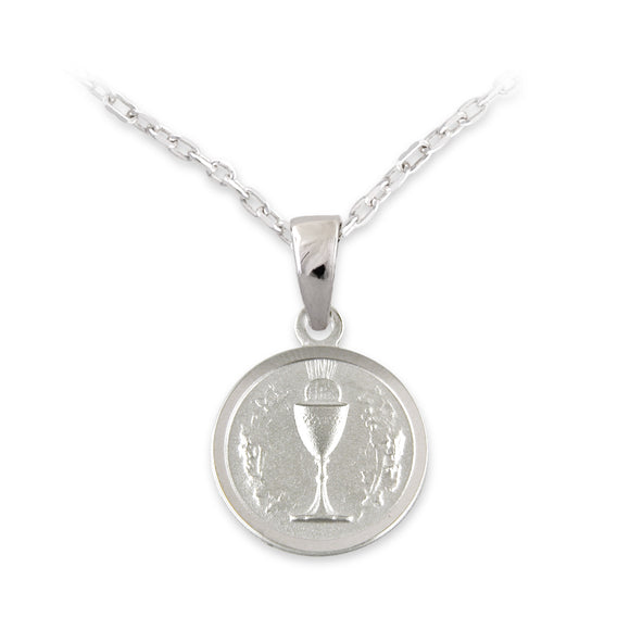 Sterling Silver Small Communion Medal R4196