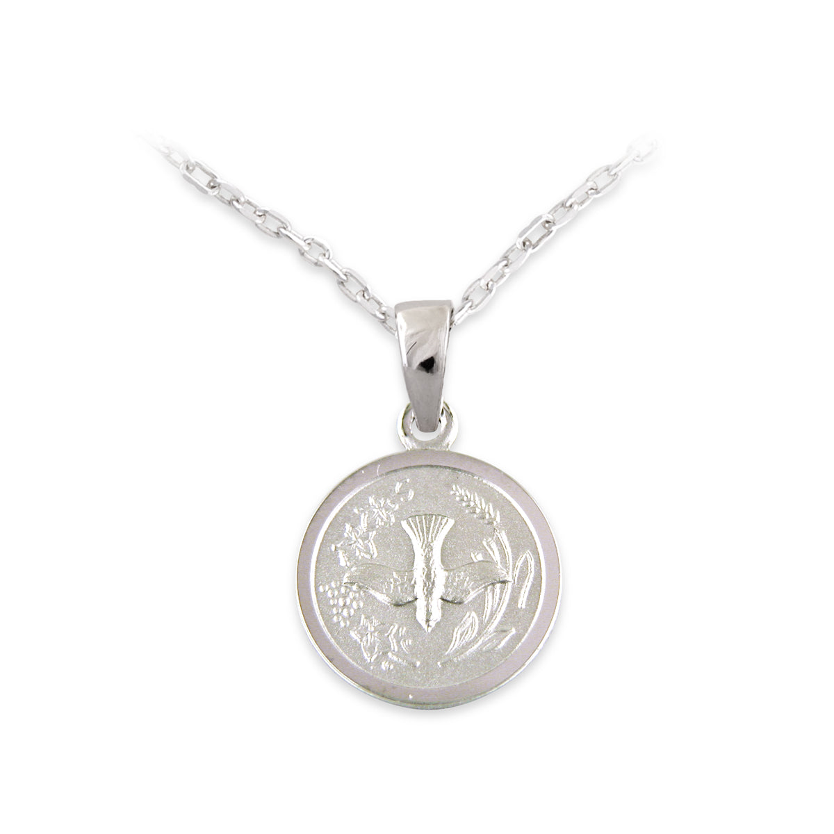 Sterling Silver Small Confirmation Medal R4197